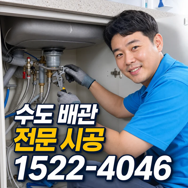 기산홈서비스 배관공사 서비스 안내
